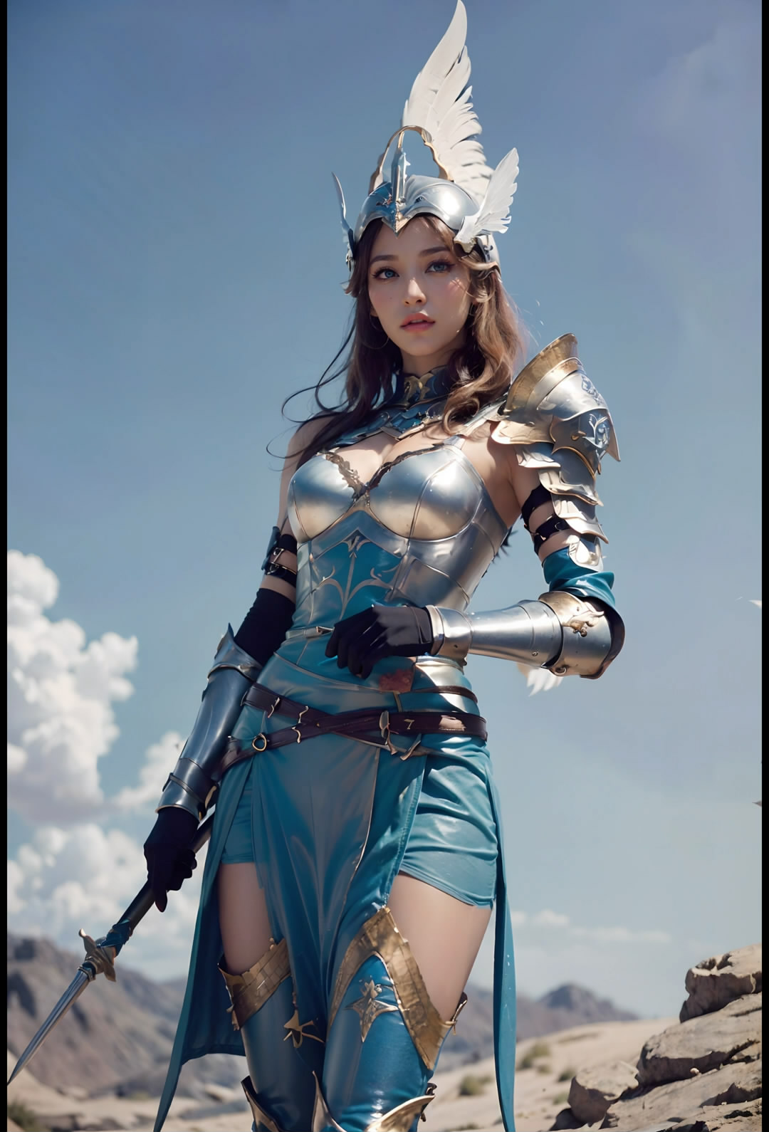 【Ai艺术】女武神cosplay