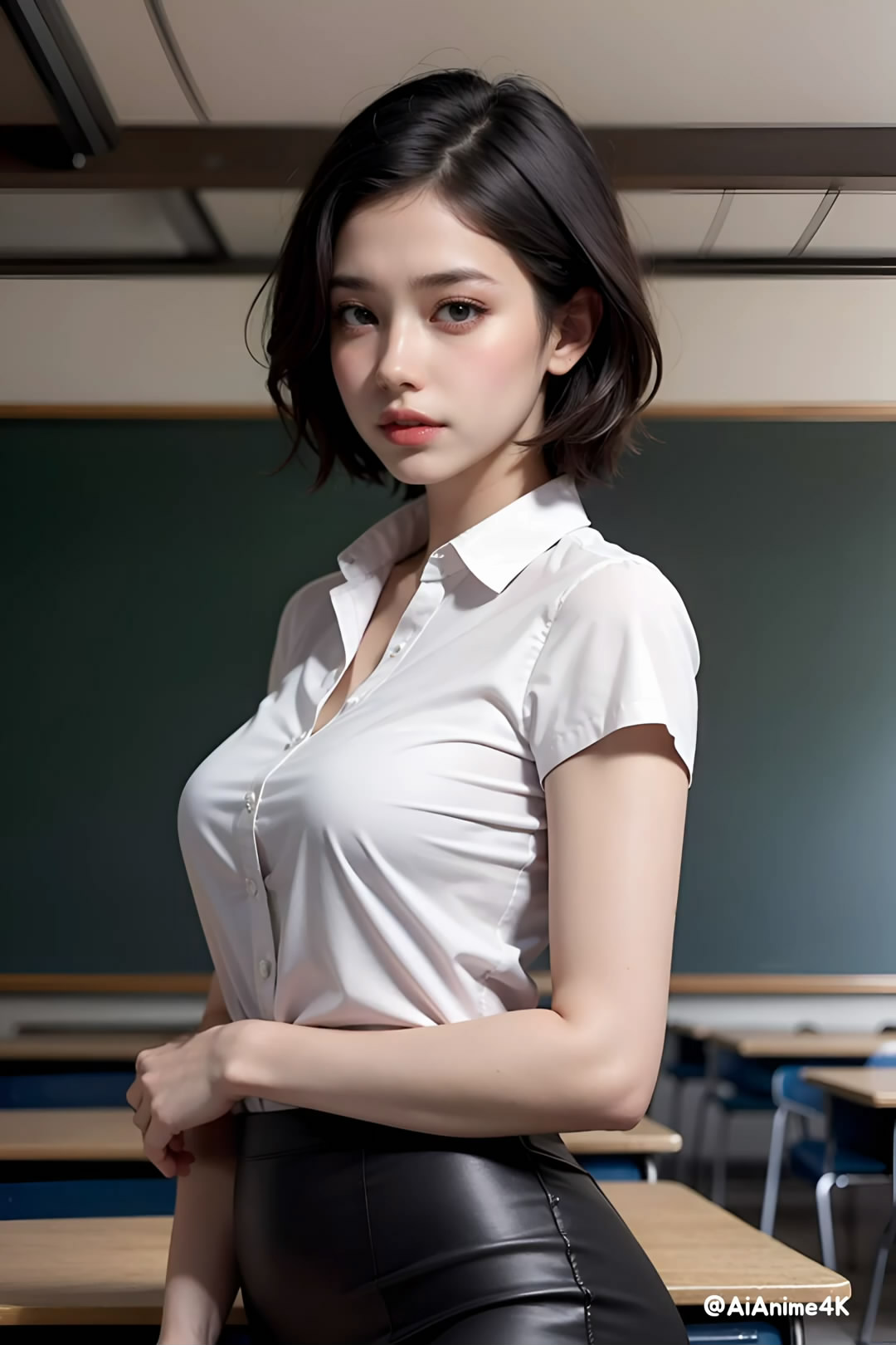 【Ai艺术】迷你裙和教师