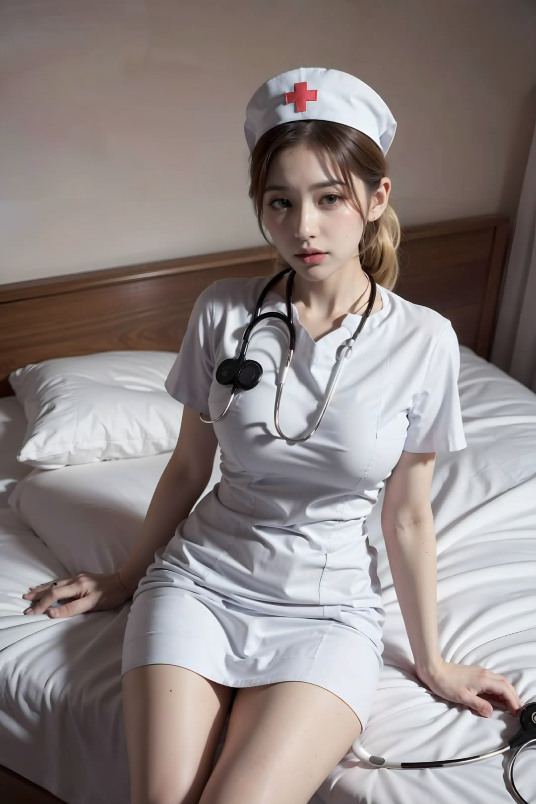 【Ai艺术】红白护士cosplay