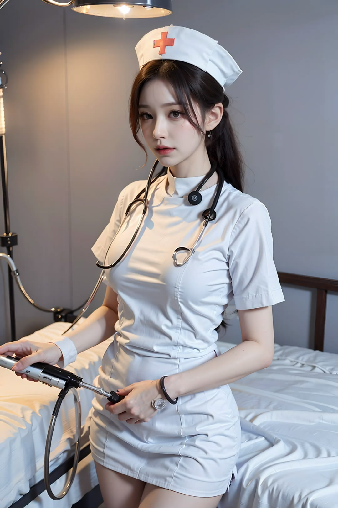 【Ai艺术】红白护士cosplay